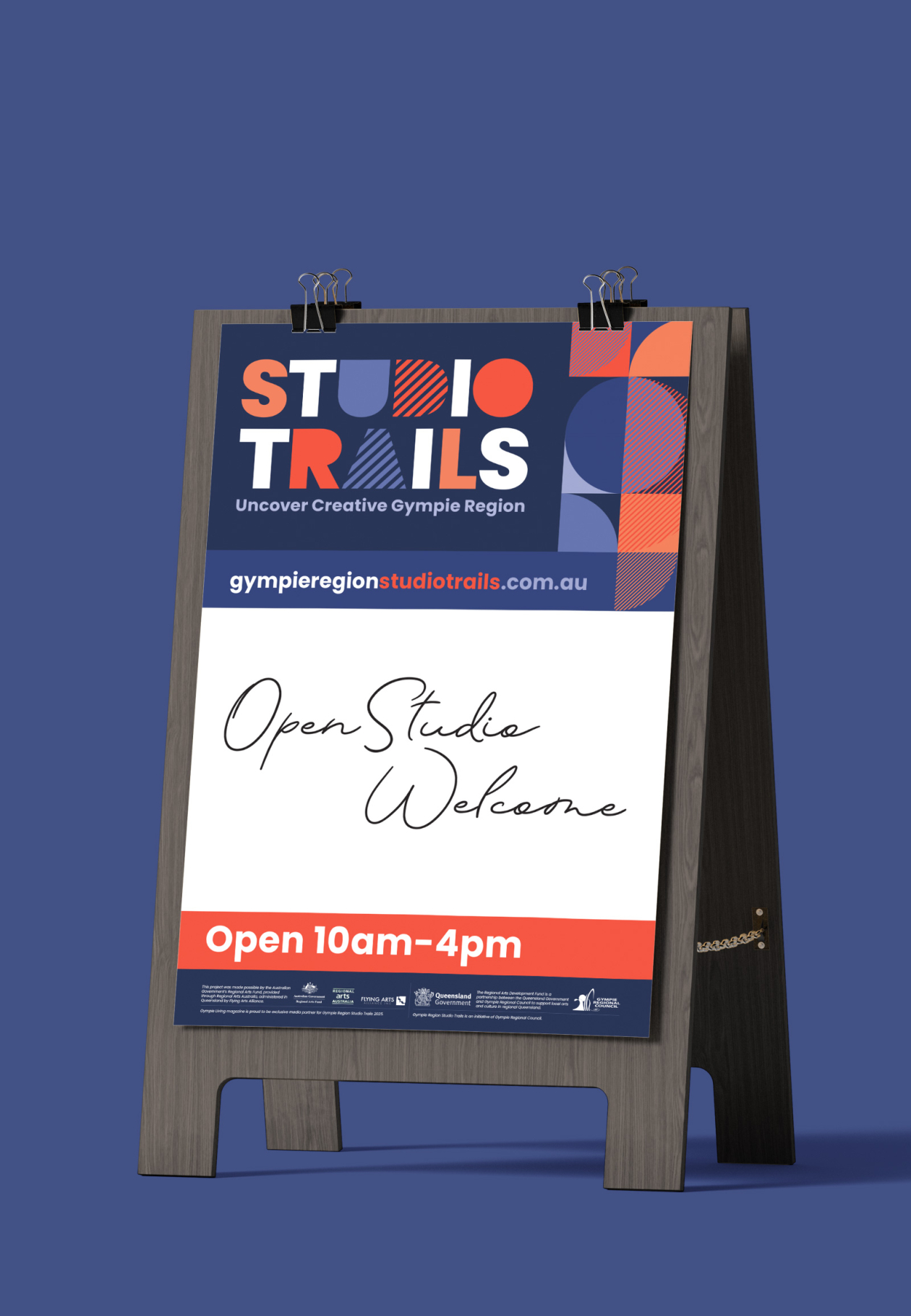 Open Studio Trails Art brand design Nina Hansen Design