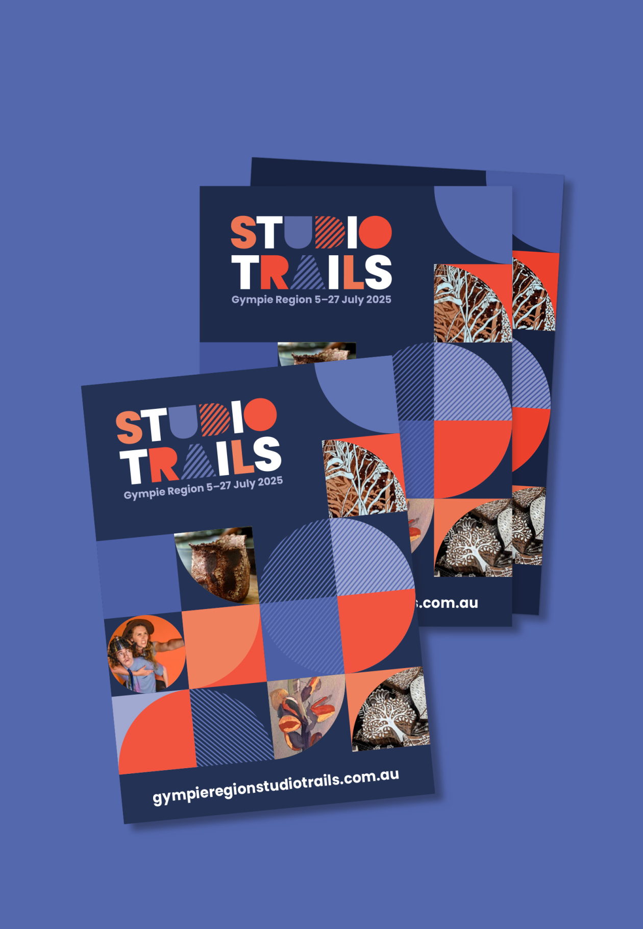 Open Studio Art brand design Nina Hansen Design