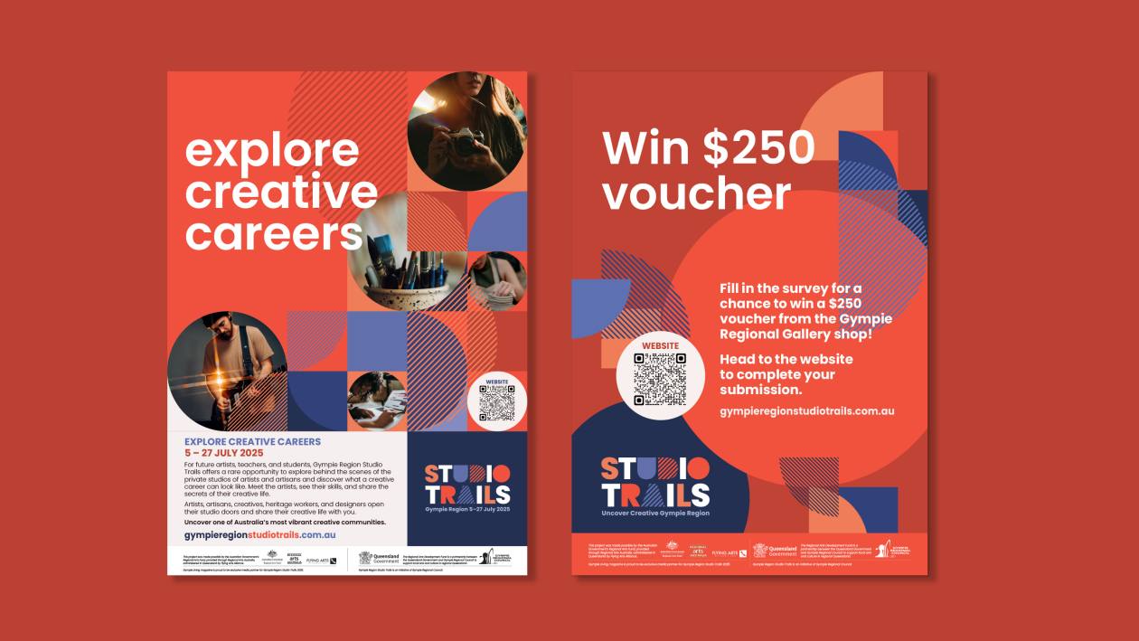 Open Studio Trails Art brand design Nina Hansen Design